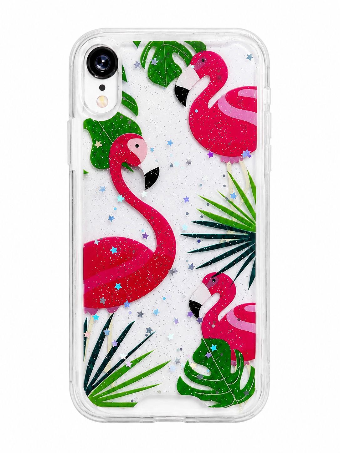 Flamingo Glitter Printed Case for Moto G Play 2021
