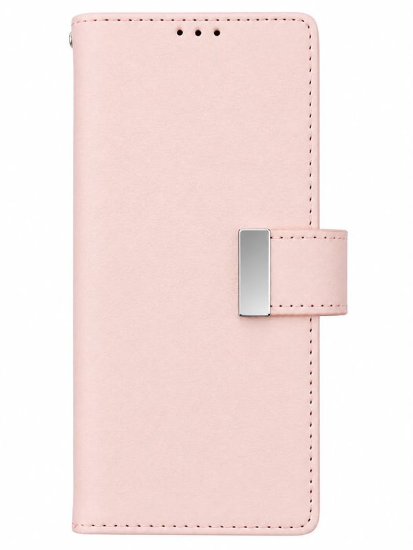 Rich Diary Wallet Case for Note 10-  Rose Gold
