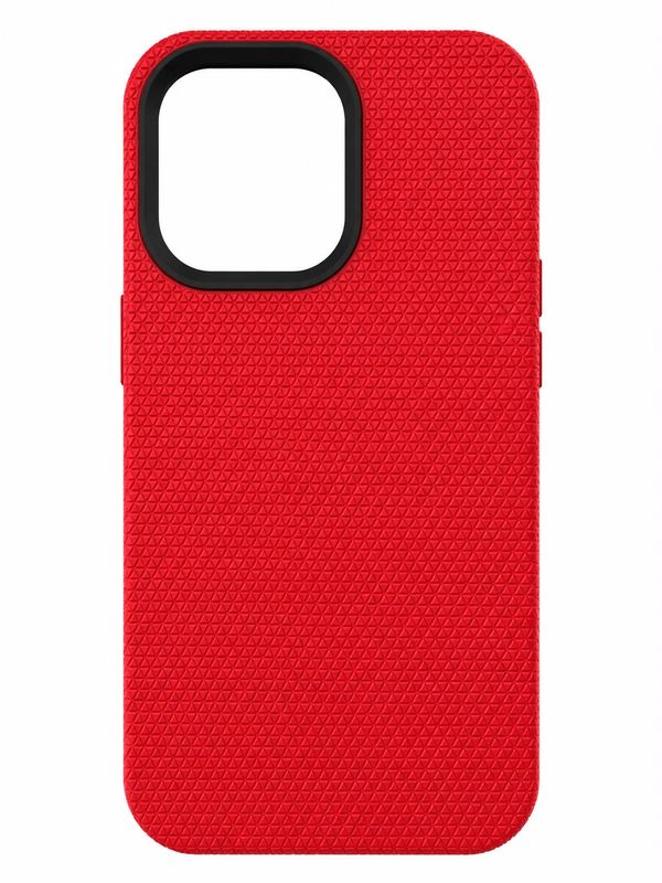 Triangle Hybrid Case for Iphone 13 Pro - Red