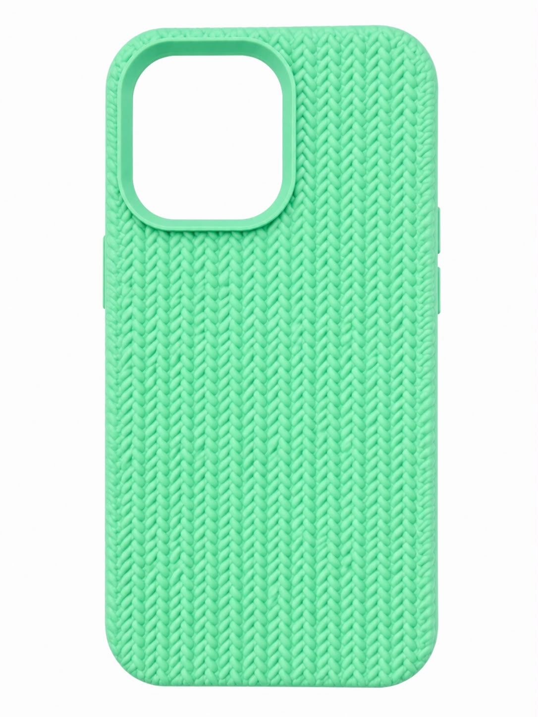 Mint Green Textured Protective Phone Case for Iphone 13 Pro