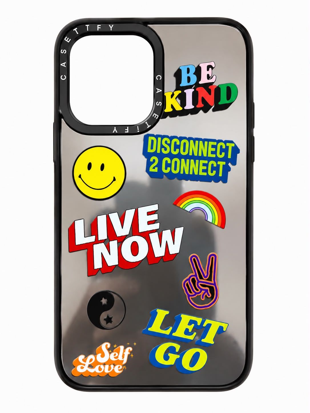 Self Love Sticker Mirror Print Case for Iphone 13 Pro