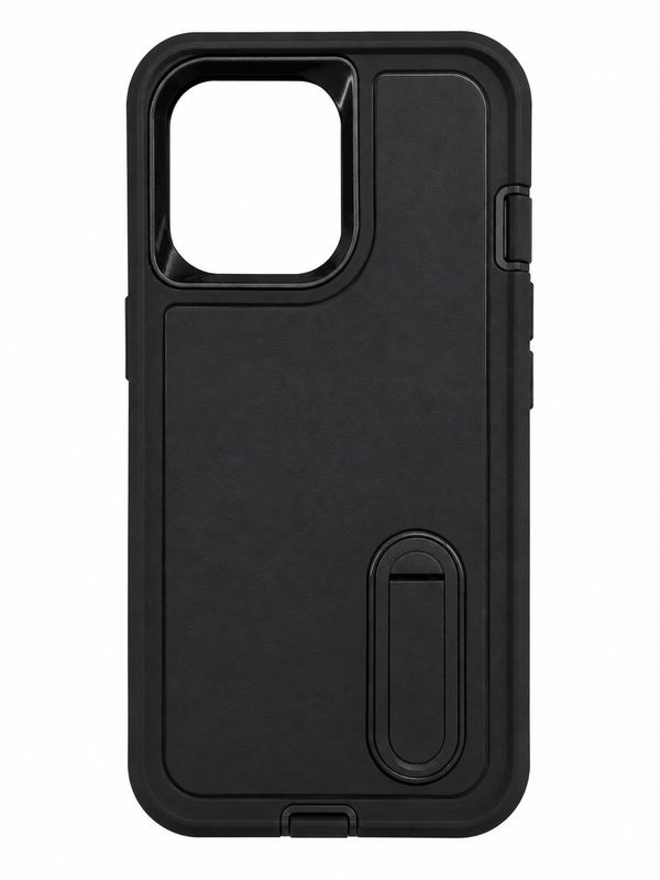 Heavy Duty Kickstand Case for Iphone 13 Pro- Black