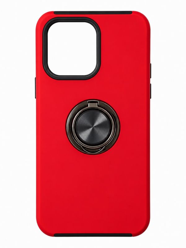 Hidden Kickstand Case for Iphone 13 Pro- Red