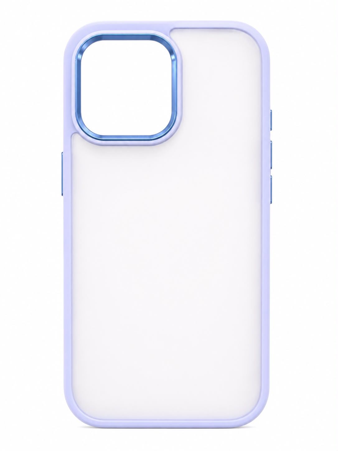 Metal Clear Camera TPU Bumper Case for Iphone 14 Pro- Purple