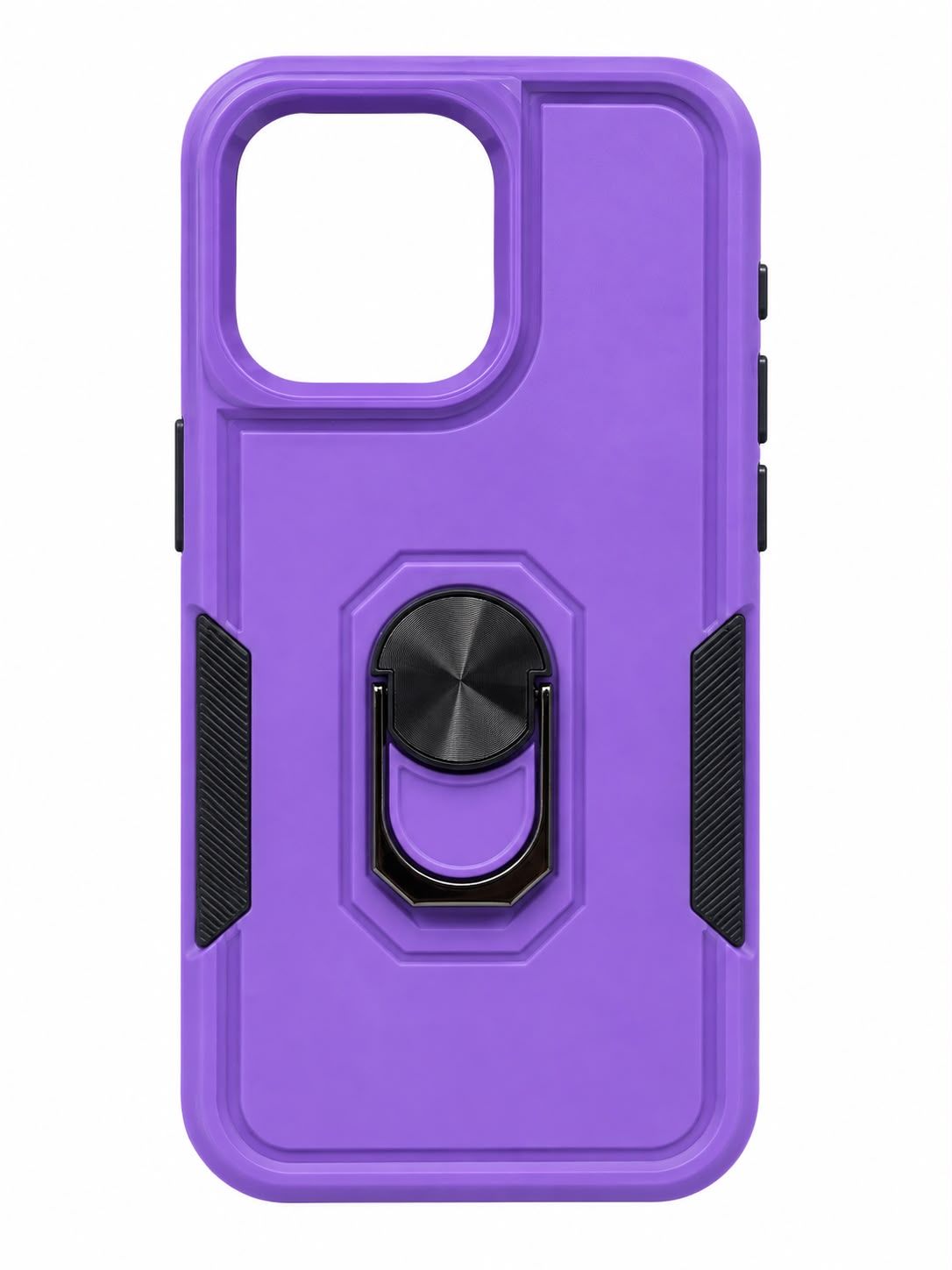 Commuter Shockproof Case with Ring for Iphone 14 Pro- Purple