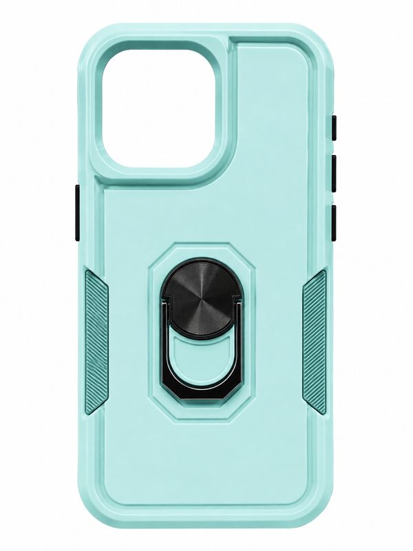 Commuter Shockproof Case with Ring for Iphone 14 Pro- Mint