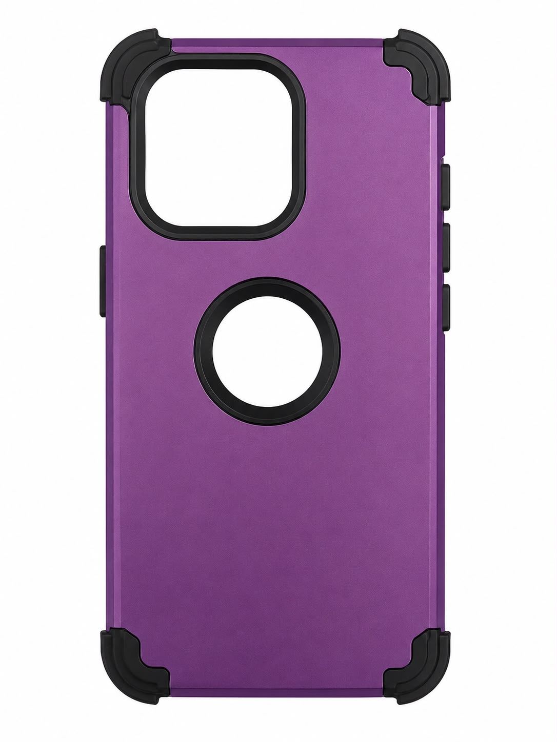 Commander Shockproof Edges Case for Iphone 14 Pro- Deep Purple