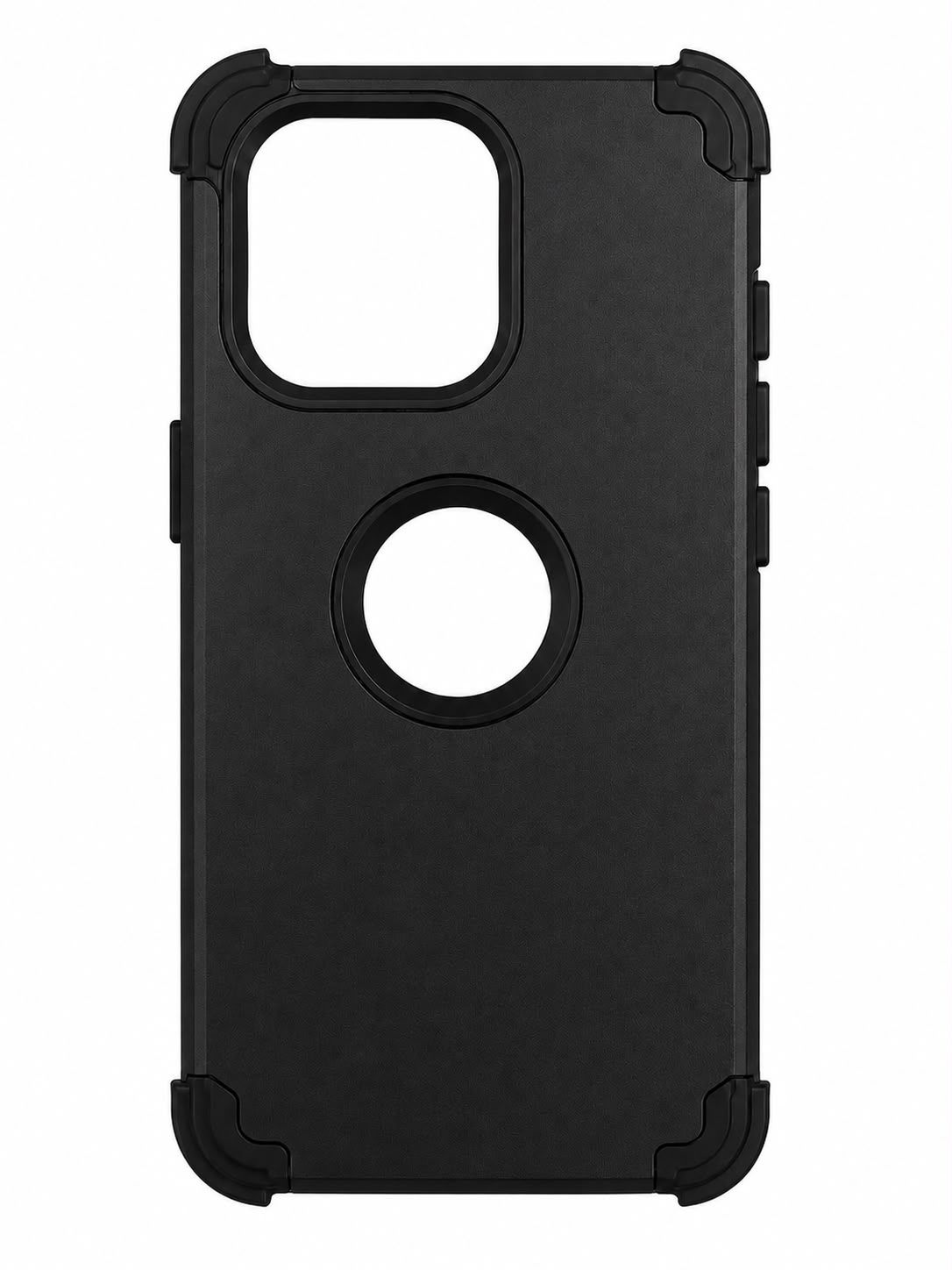 Commander Shockproof Edges Case for Iphone 14 Pro- Black