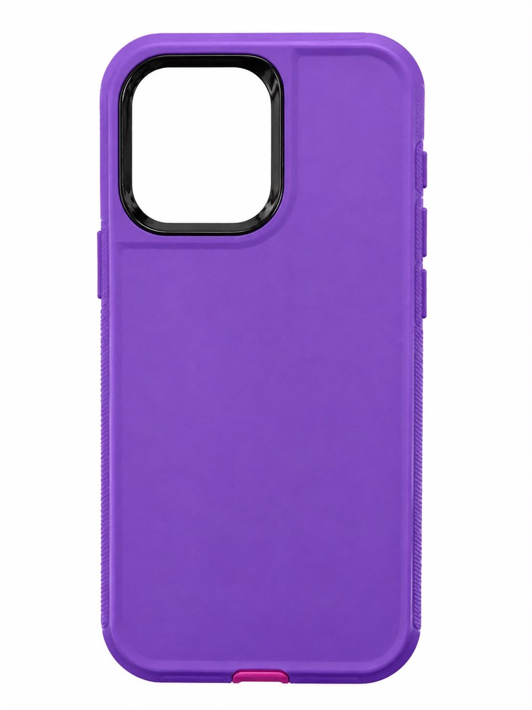 Heavy Duty Defender Case for Iphone 15 Pro Max- Purple (without Clip)