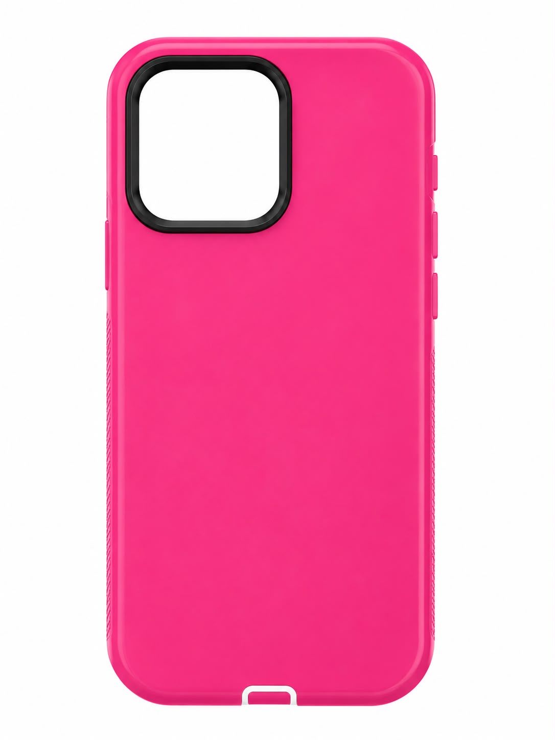 Heavy Duty Defender Case for Iphone 15 Pro Max- Hot Pink (without Clip)