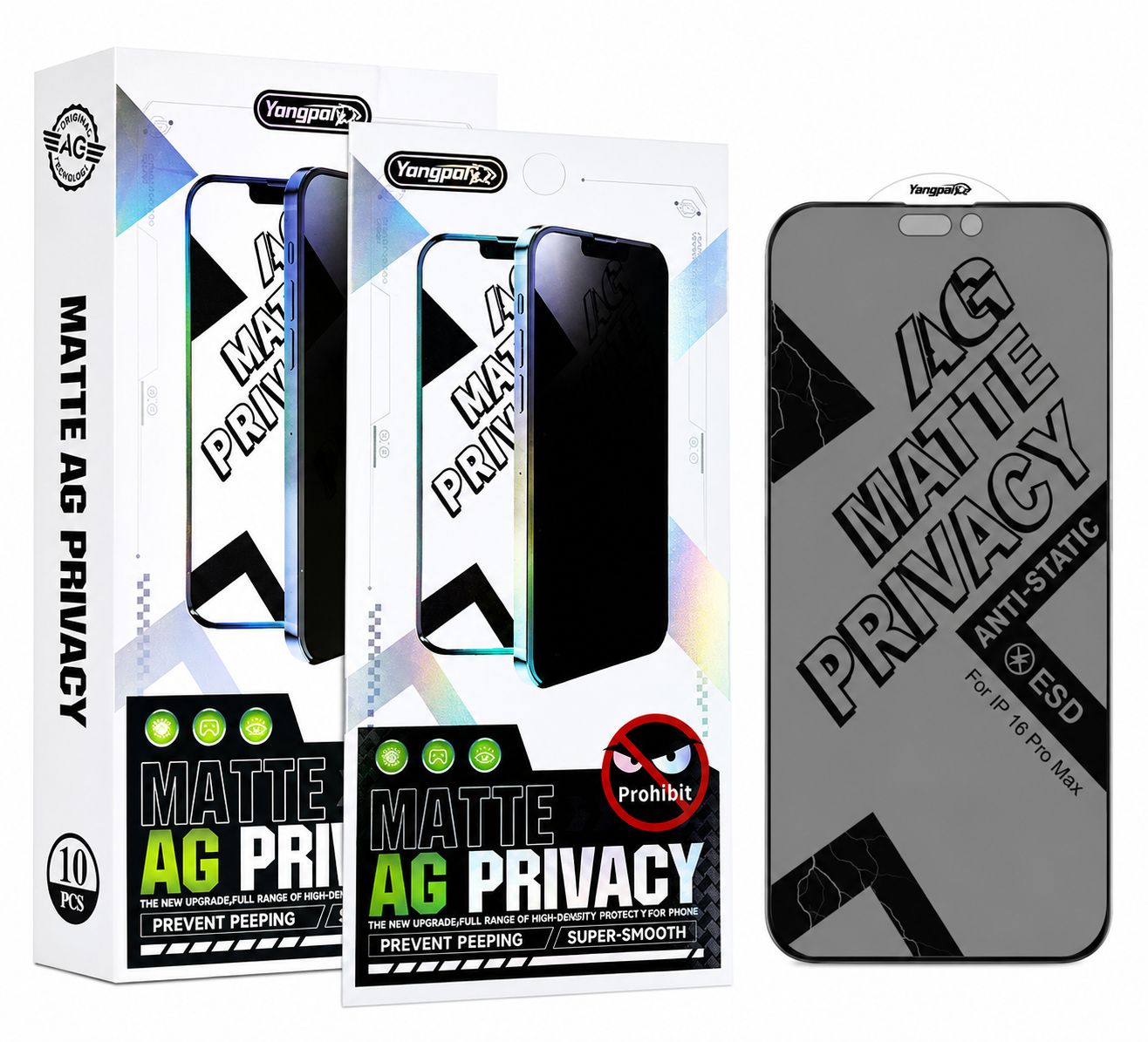 MATTE PRIVACY TEMPER GLASS IPHONE 17 PRO