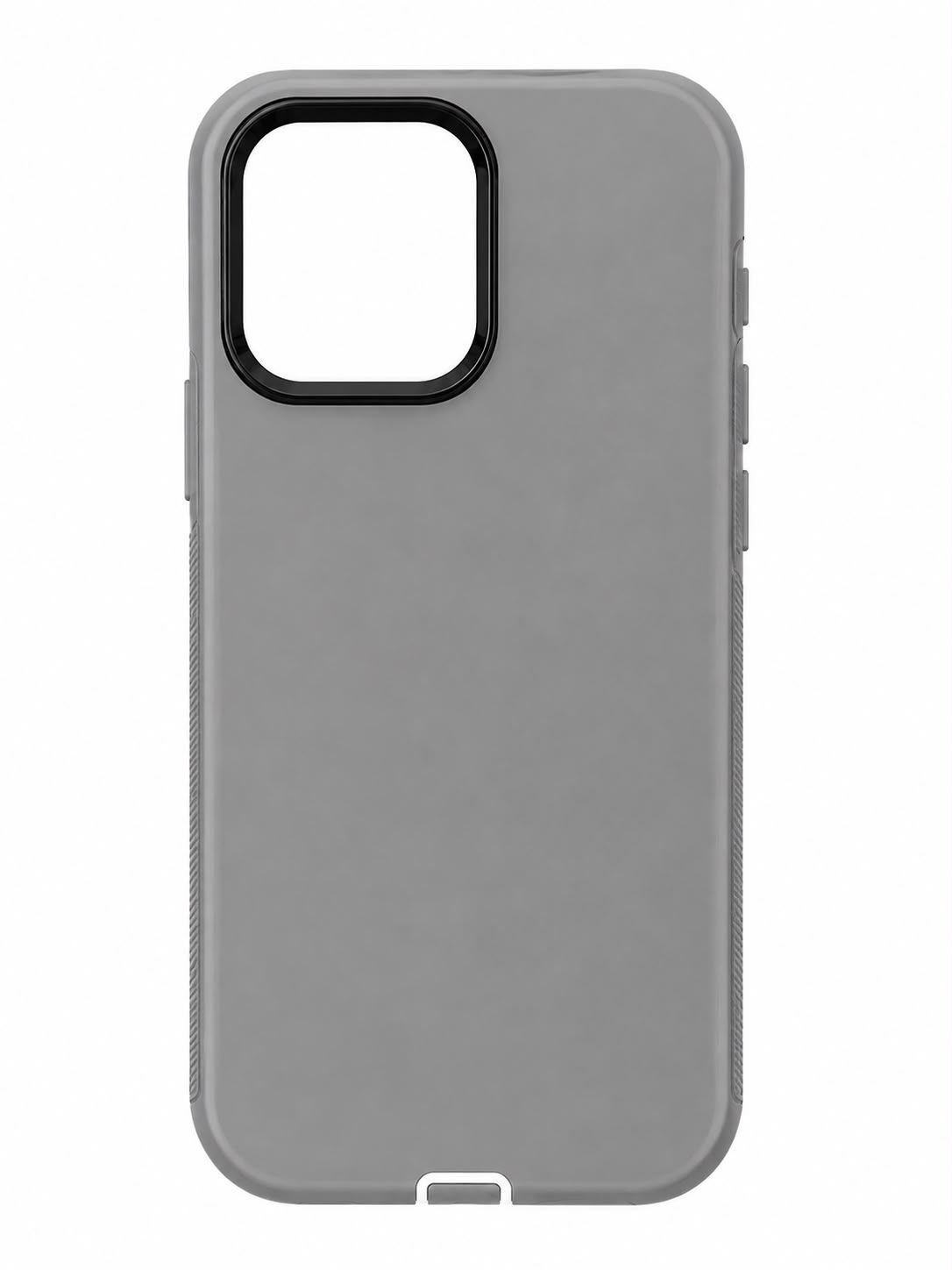 Heavy Duty Defender Case for Iphone 15 Pro Max- Gray (without Clip)