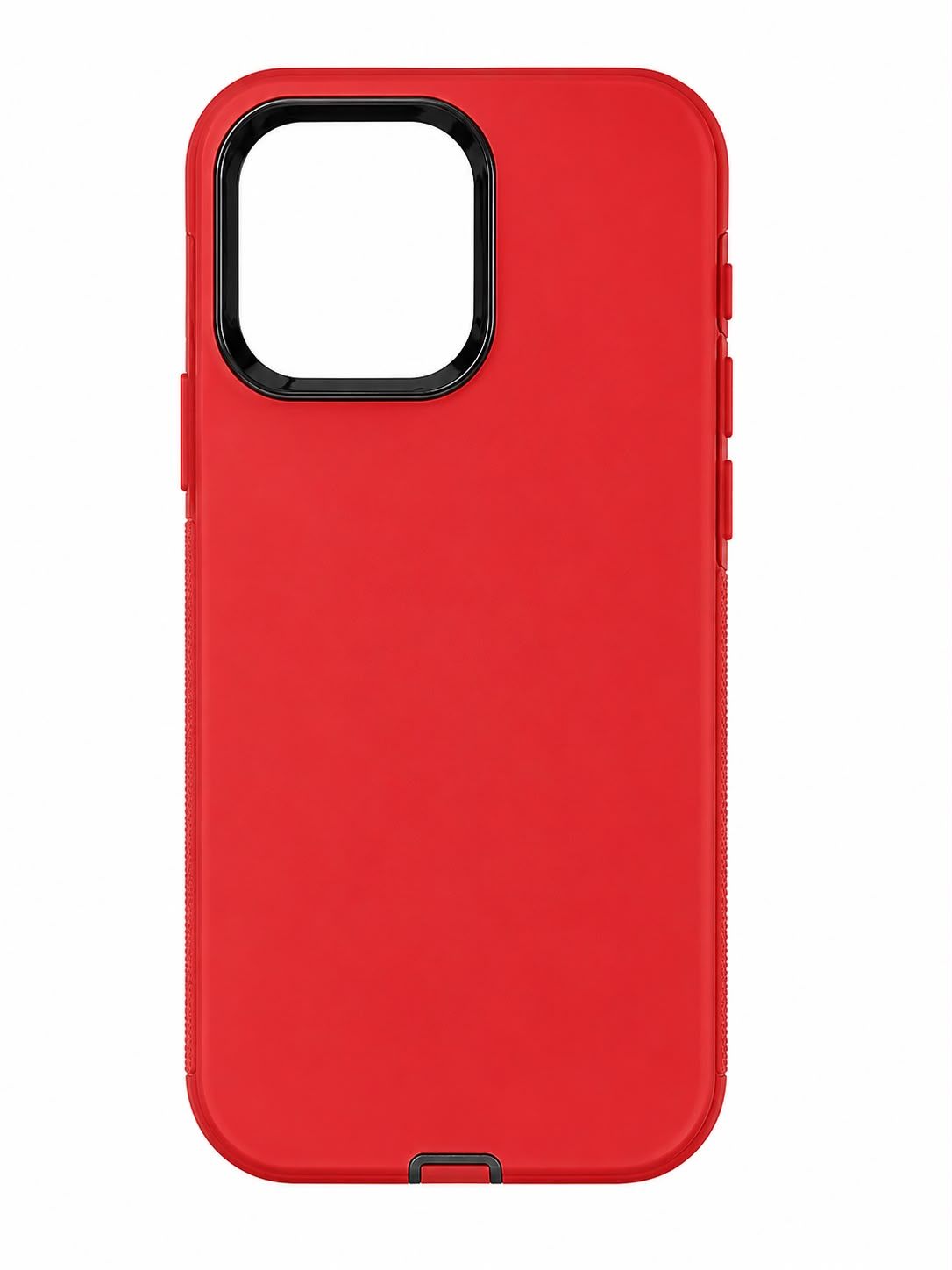 Heavy Duty Defender Case for Iphone 15 Pro Max- Red (without Clip)