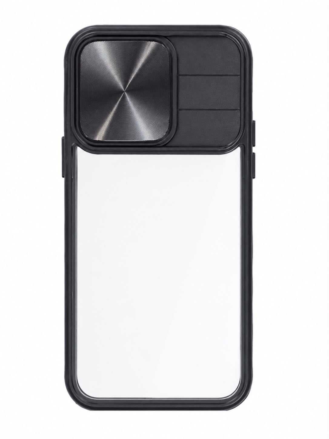 CF Hidden Camera Lens  Protector Case for Iphone 14 Pro- Black