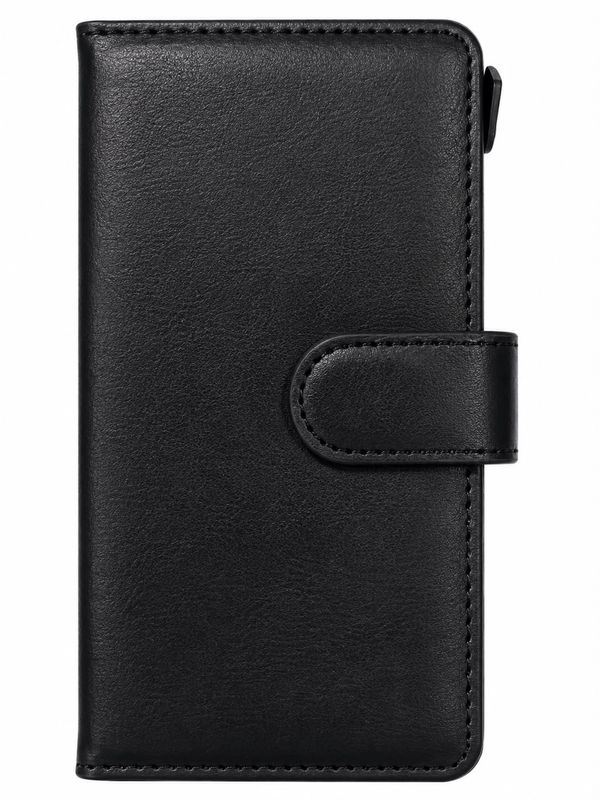 Luxury Wallet Card ID Zipper Money Holder Case Cover for S20 - Black