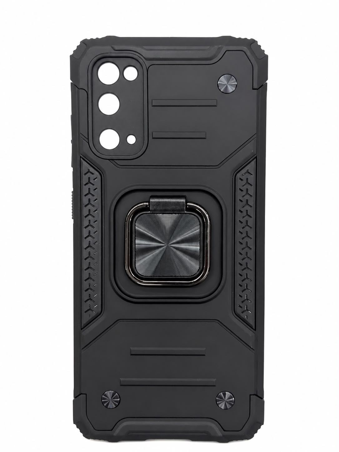 Robust Magnetic Kickstand Hybrid Case Cover for S20 - Black