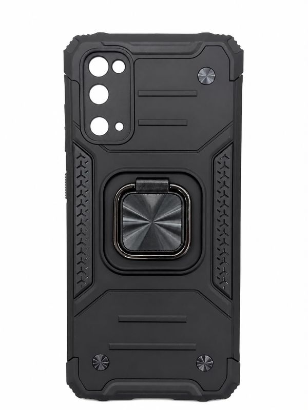 Robust Magnetic Kickstand Hybrid Case Cover for S20 - Black