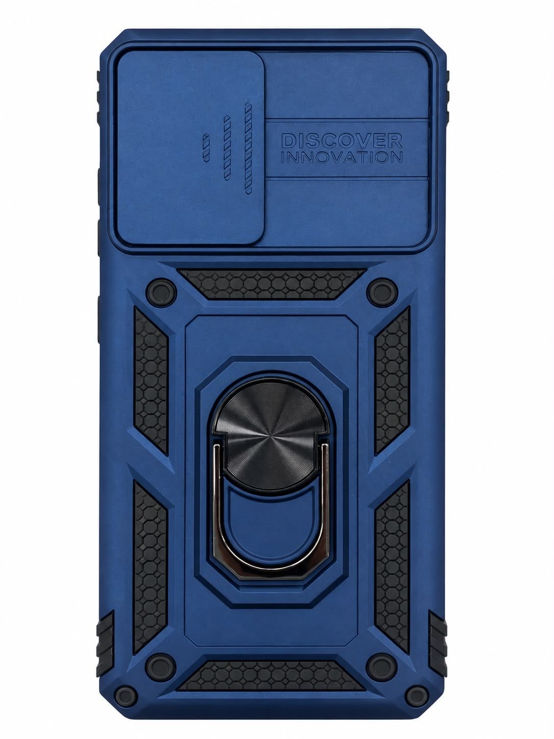 Well Protective Magentic Ring Stand Camera Protective Cover Case for S20 - Blue