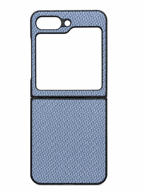 Fiber phone case for Z flip 5 - Blue