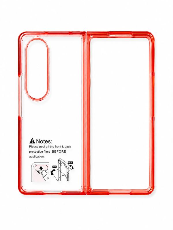 ACRYLIC SLIM CASE FOR GALAXY FOLD 4 - Orange