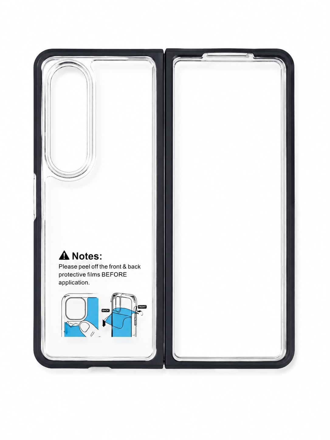 ACRYLIC SLIM CASE FOR GALAXY FOLD 4 - White