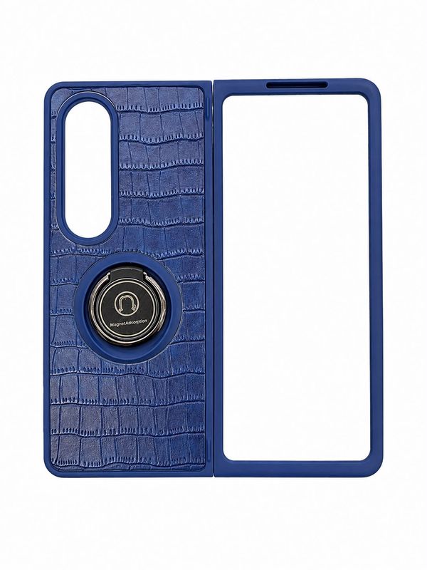 QYR PU03 CASE FOR GALAXY FOLD 4- Blue