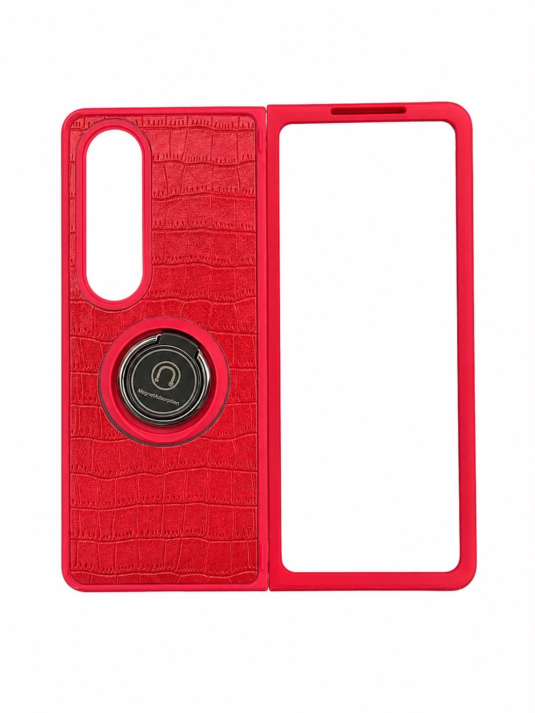 QYR PU03 CASE FOR GALAXY FOLD 4- Red