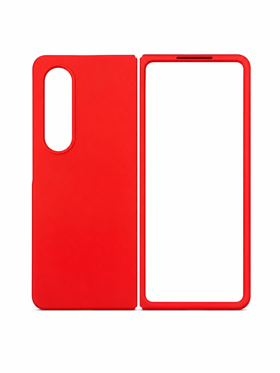 FULL SILICONE CASE AAA FOR Fold 4 - Red