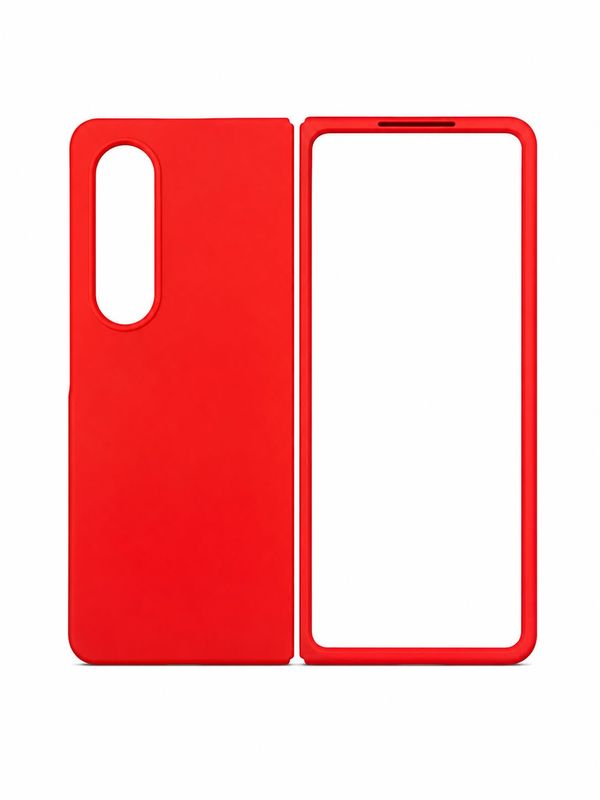 FULL SILICONE CASE AAA FOR Fold 4 - Red