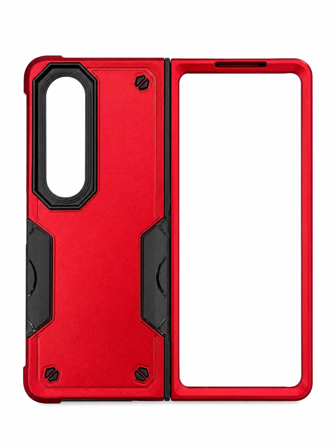 FLAG ARMOR CAES FOR GALAXY FOLD 4 - Red