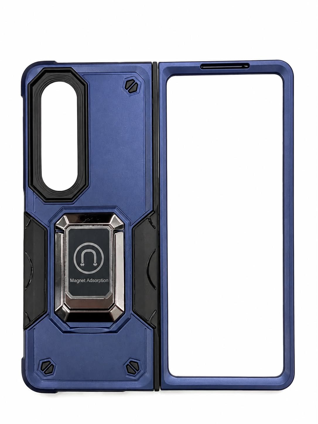 MAGNET FLAG CASE FOR GALAXY FOLD 4 - Blue