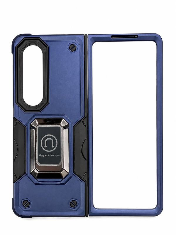 MAGNET FLAG CASE FOR GALAXY FOLD 4 - Blue