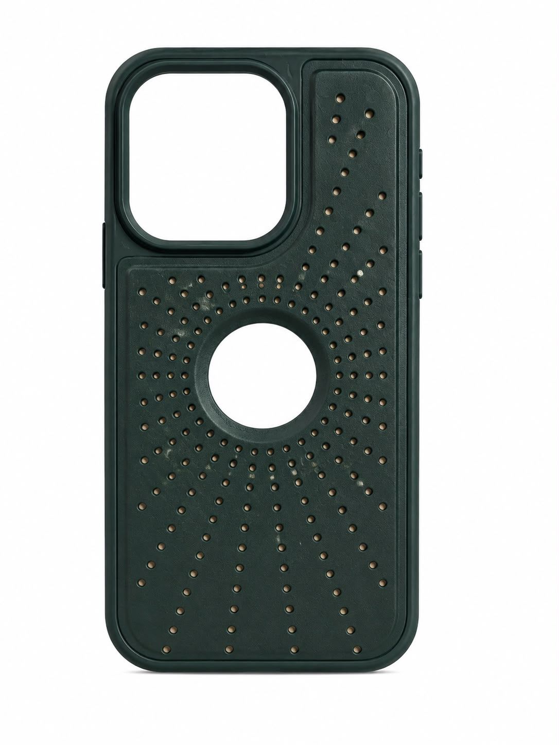 Textured Pattern Case for Iphone 14 Pro- Dark Green