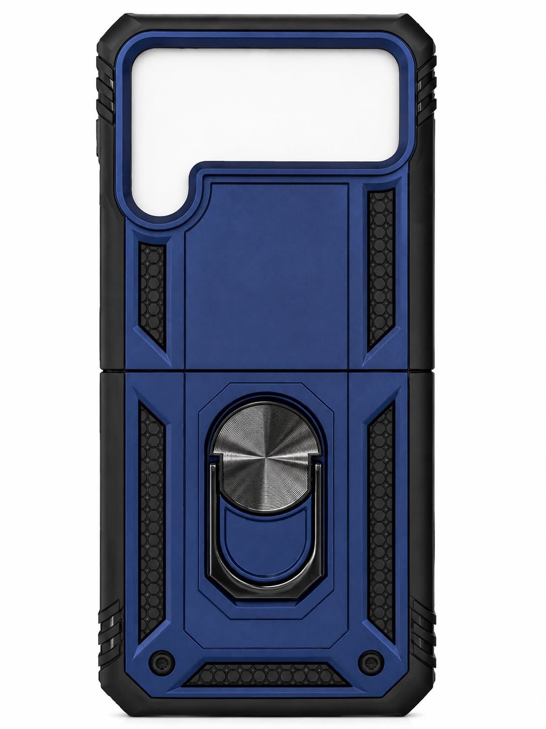 Army shield stand case for Flip 4 - Blue