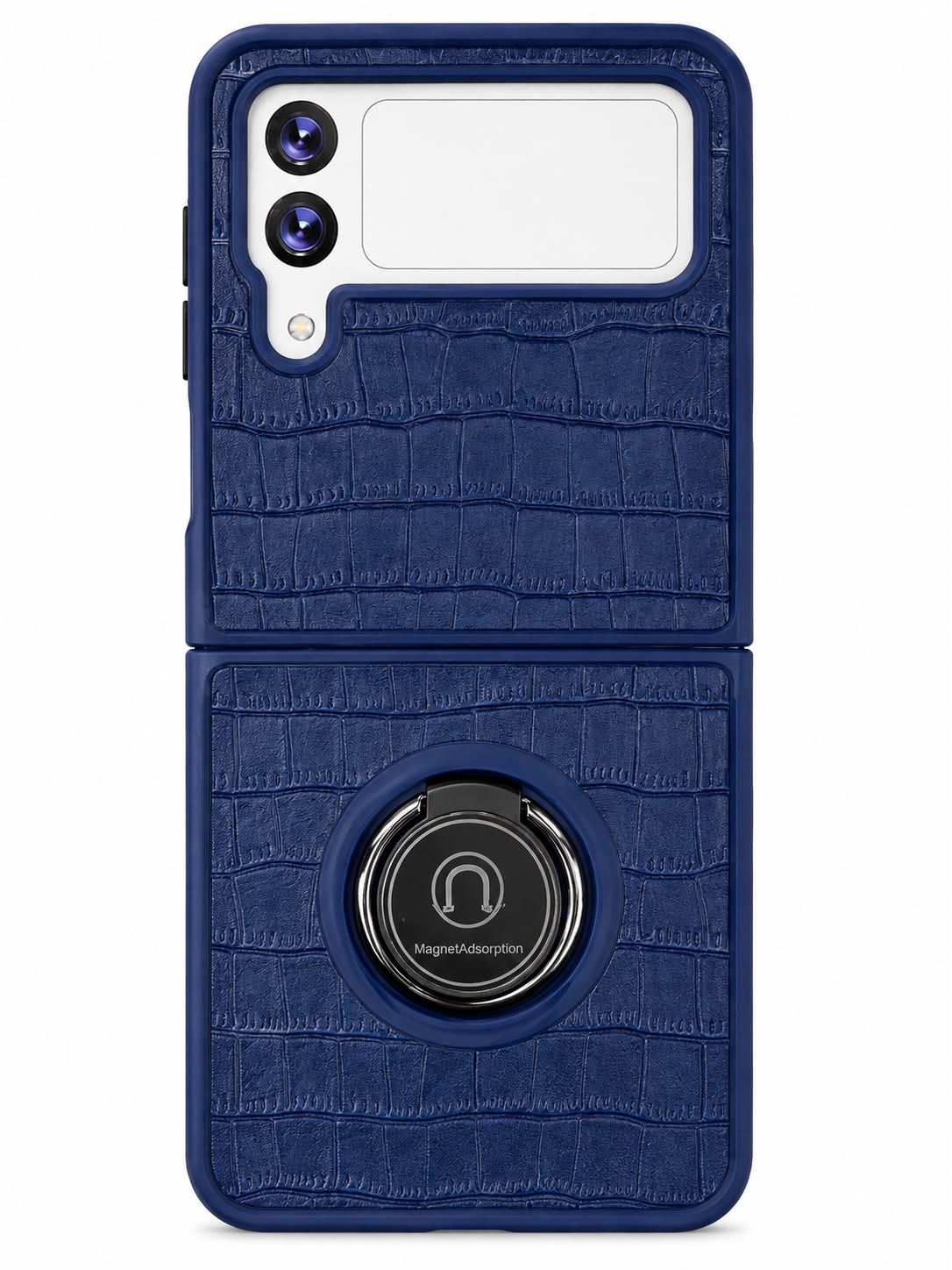 QYR PU03 CASE FOR GALAXY Flip 4 - Blue