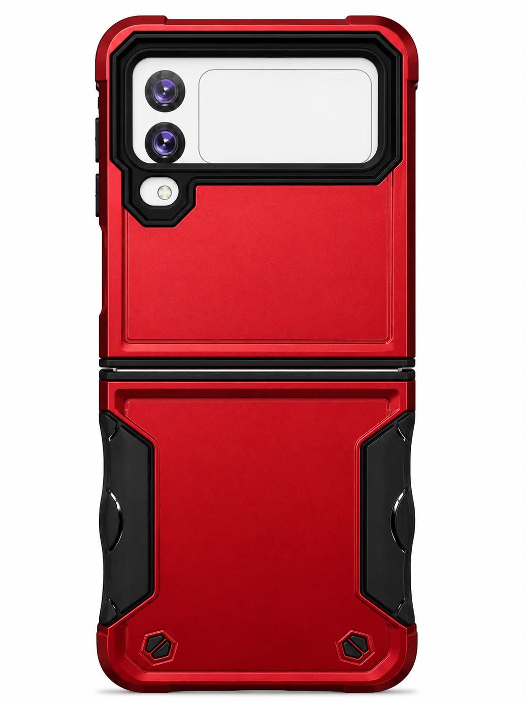 FLAG ARMOR CAES FOR GALAXY Flip 4- Red