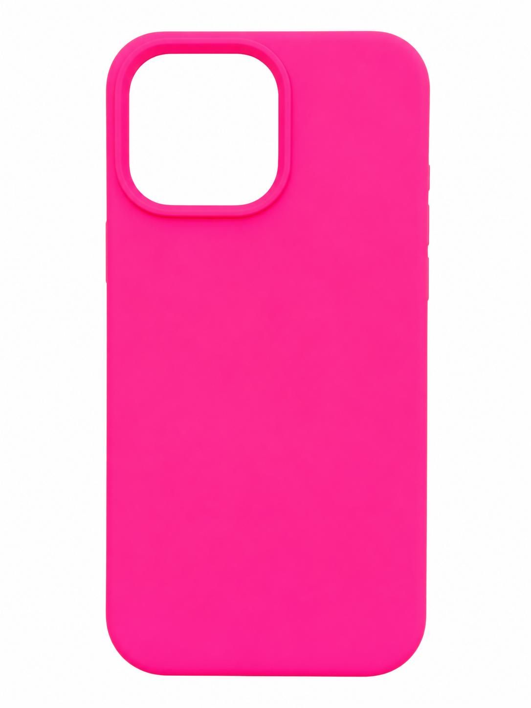 Silicone magsafe case for Iphone 14 -Hot Pink