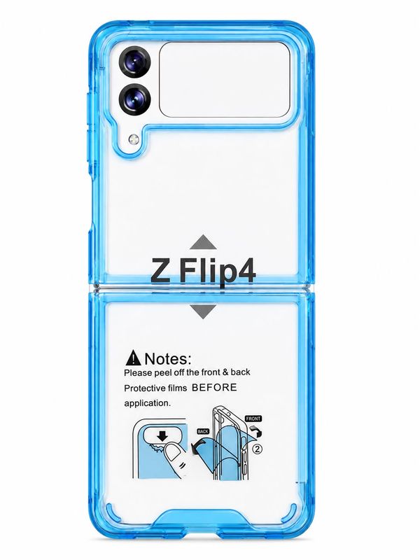 ACRYLIC SLIM CASE FOR GALAXY Flip 4 - Blue