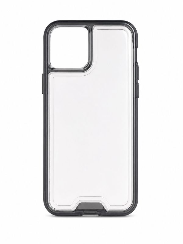 Clear Black Double Layer Protective Case for Iphone 11 Pro