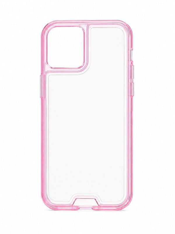 Clear Pink Double Layer Protective Case for Iphone 11 Pro