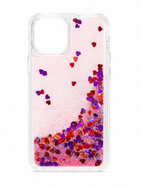 Clear Floating Multi Glitter Heavy Duty Case for Iphone 11 Pro