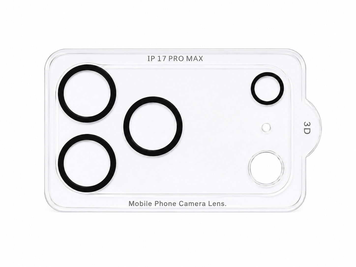 CAMERA LENS TEMPER GLASS FOR IPHONE 17PRO/18PRO