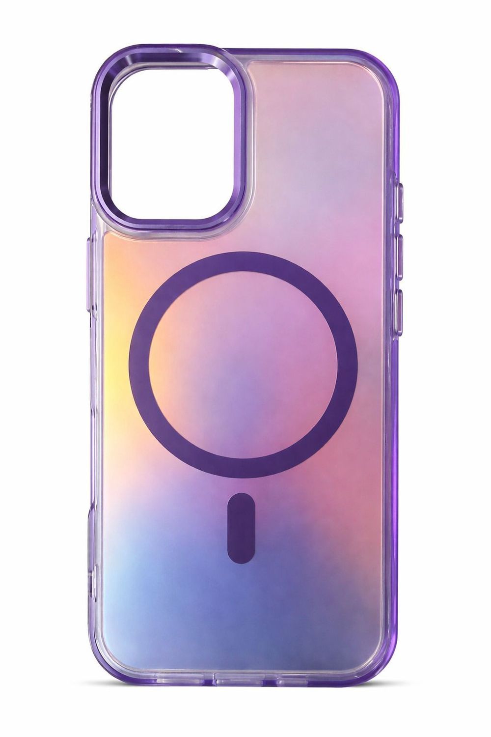 LY Rainbow MagSafe Shining C Case for Iphone 17 Pro- Gradient Purple