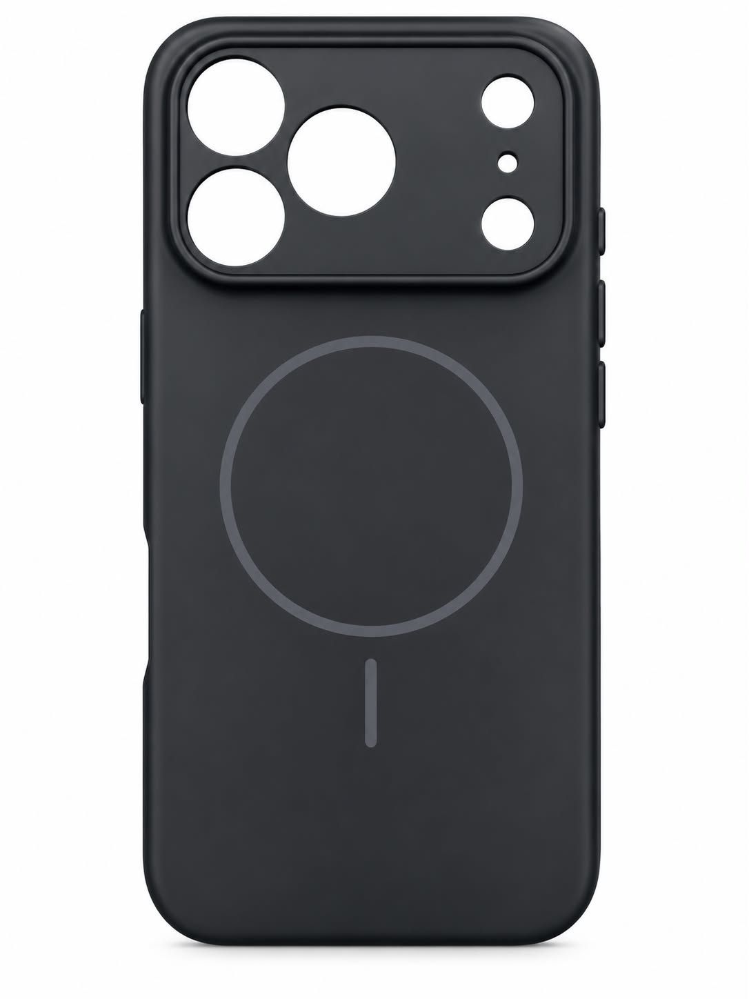 Soft Skin Magsafe case for Iphone 17 Pro Max - Black
