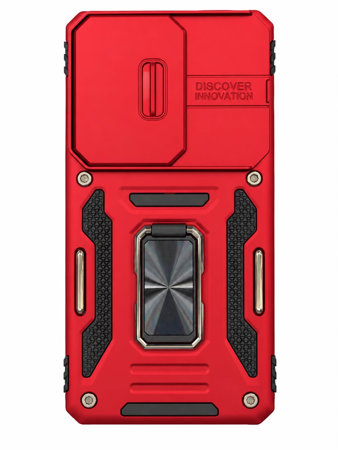 Armor Holder case with Camera Protector for Moto G Power 2026 - Red