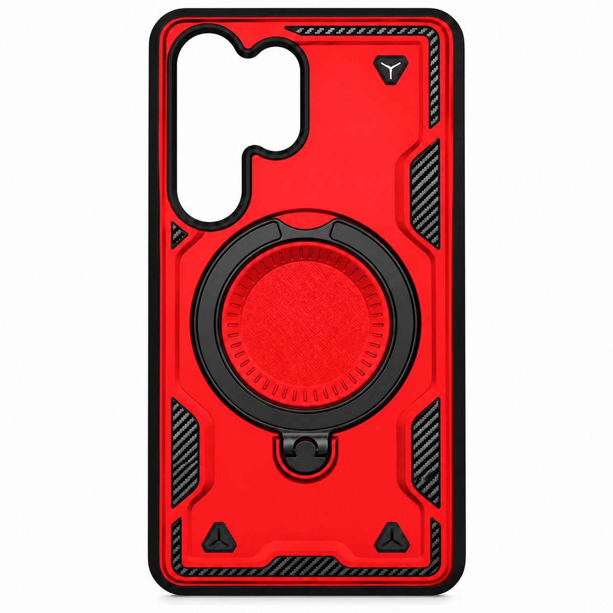 360 Rotation Holder case for S26 Ultra - Red