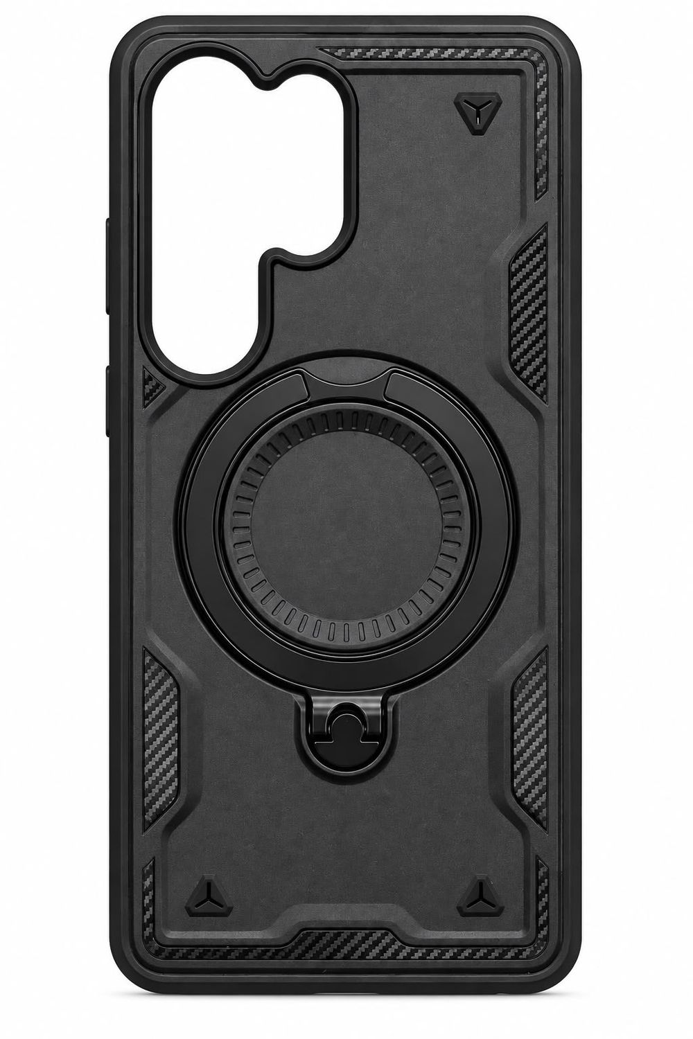 360 Rotation Holder case for S26 Ultra - Black