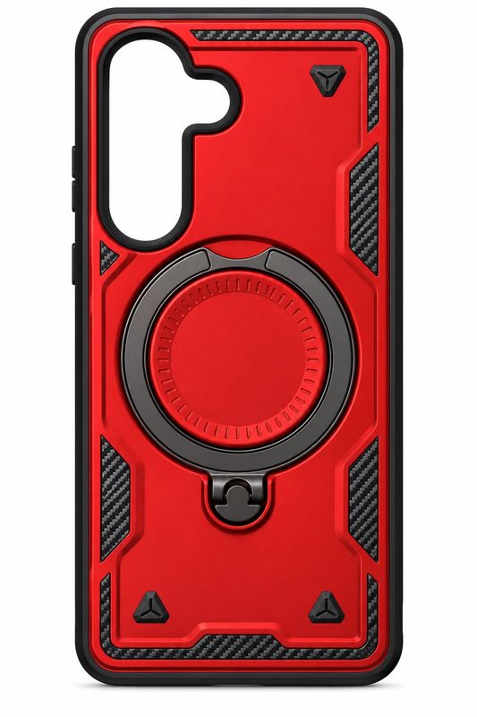 360 Rotation Holder case for S26 Plus- Red