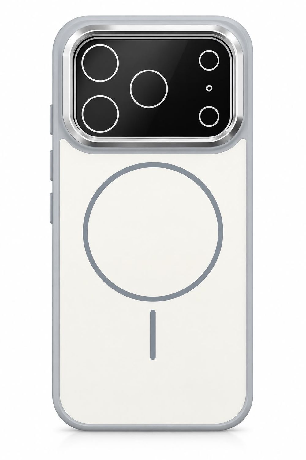 Dual Color Magsafe Case for 18 Pro/ 17 Pro-White