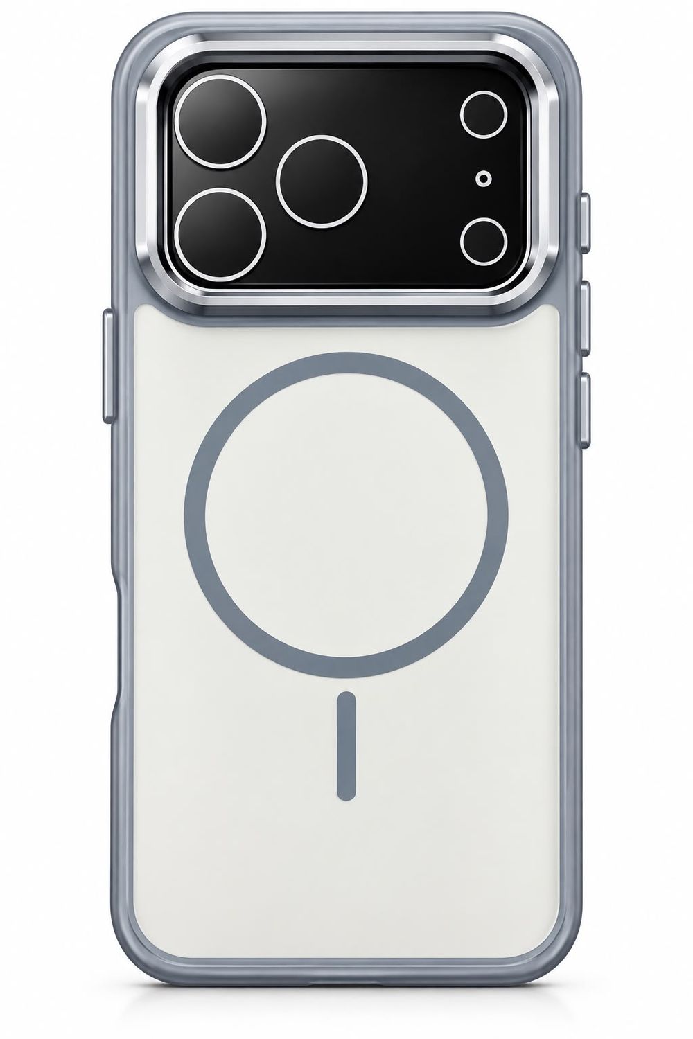 Dual Color Magsafe Case for 18 Pro Max/ 17 Pro Max- White